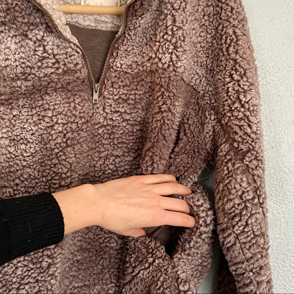 Altar'd State Sherpa Teddy Pullover - Picture 4 of 6